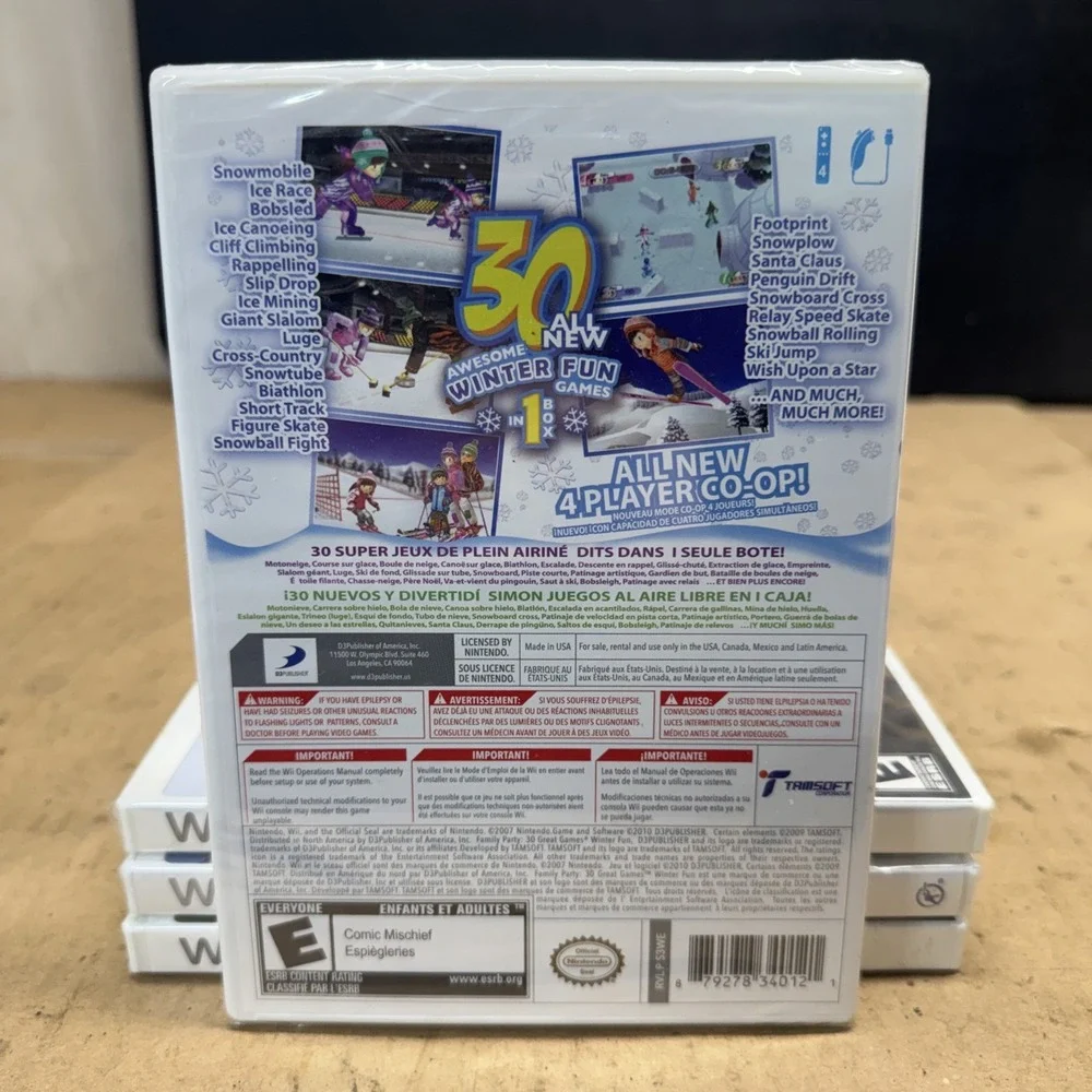 BRAND NEW SEALED Wii Game Lot (4) Games